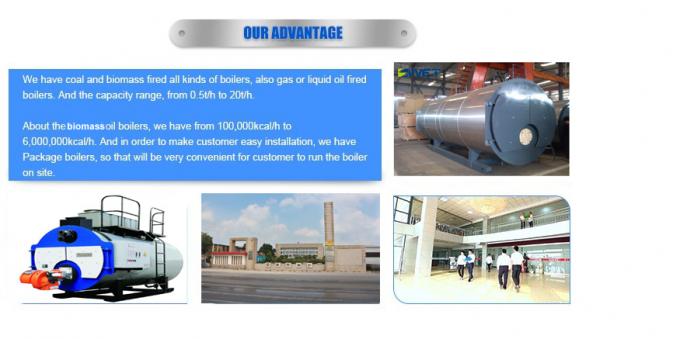 低圧6tの無駄オイル水管の食品工業のための産業蒸気ボイラ